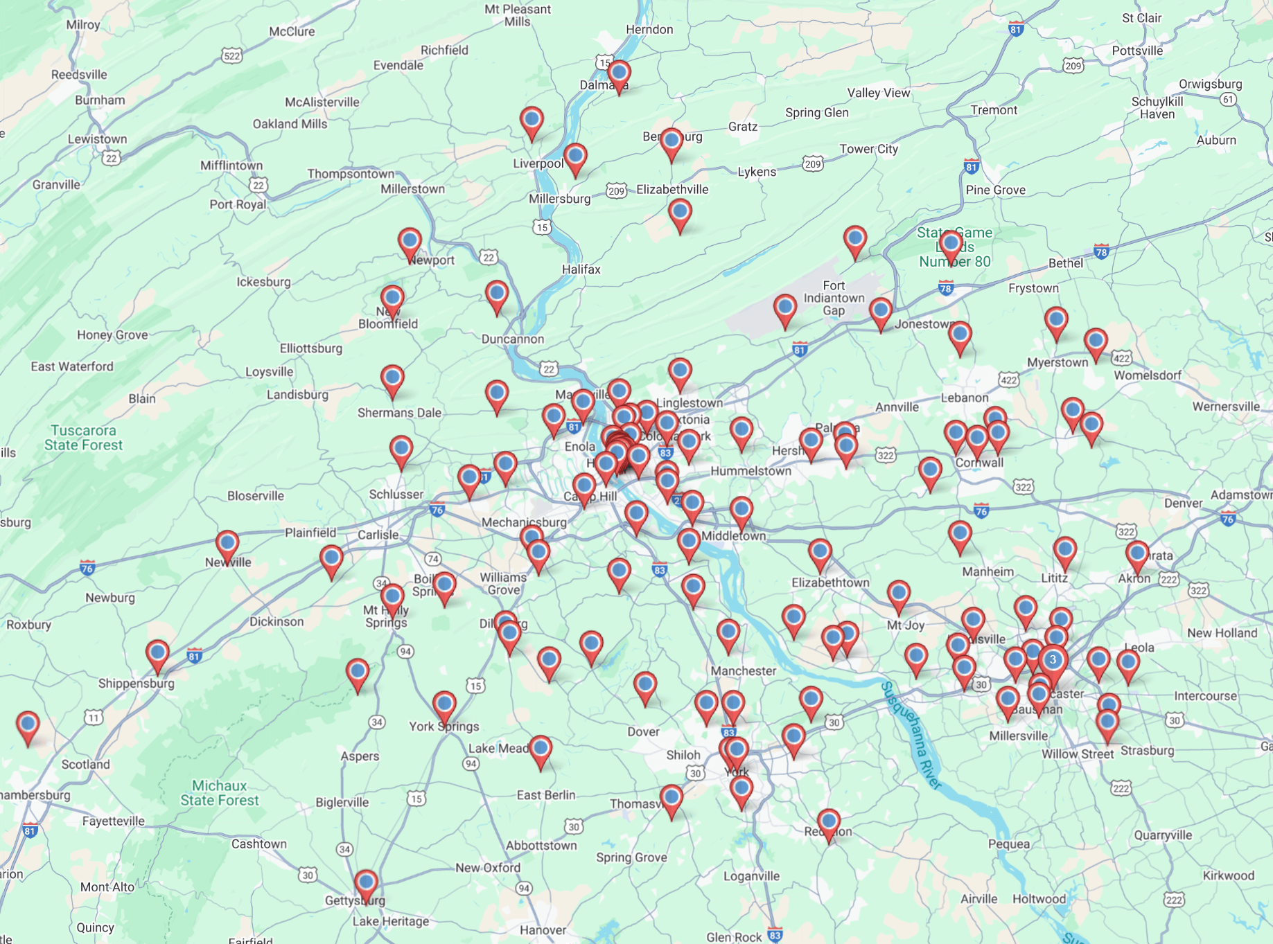 Goods Customer Map