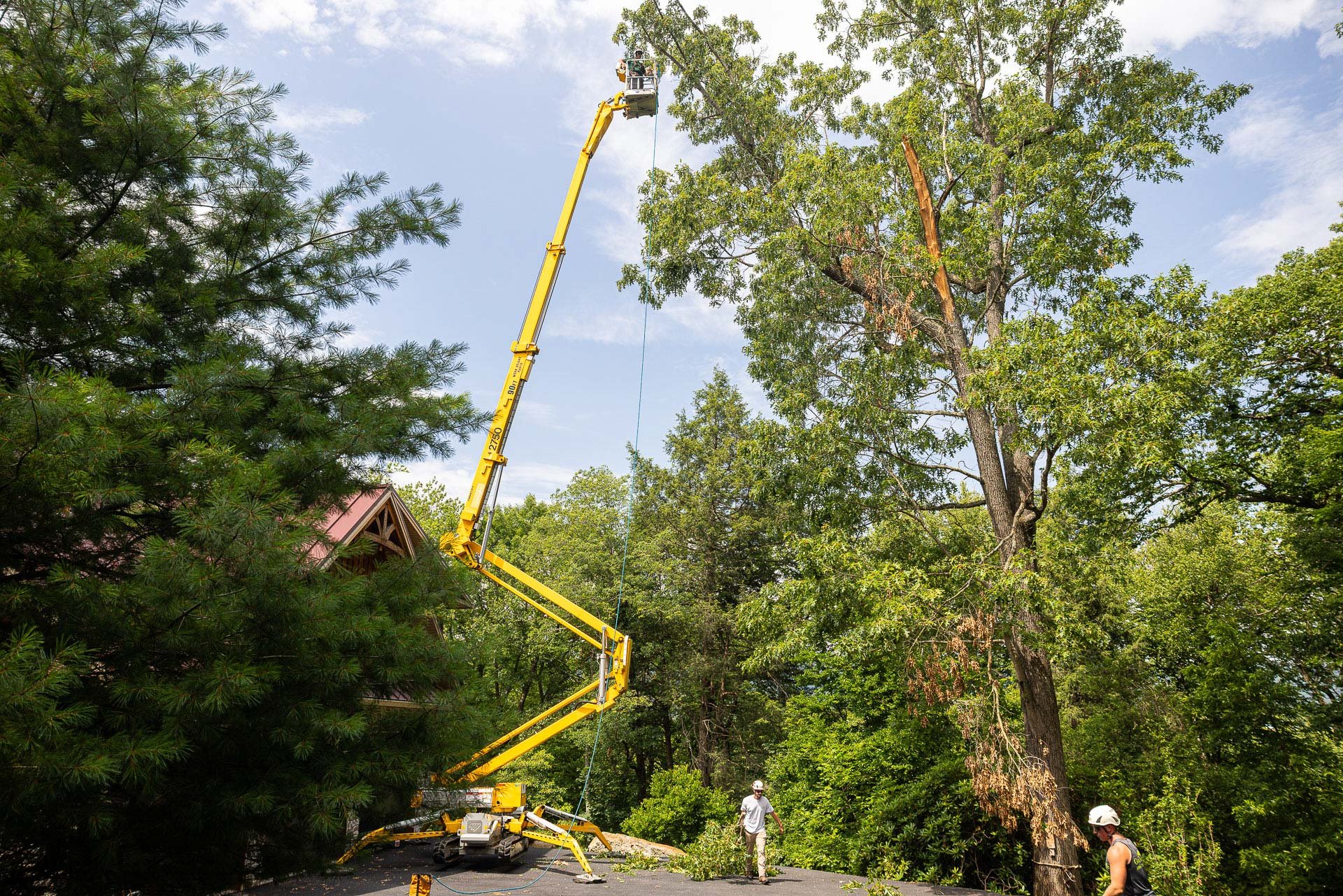 large machines and lifts are often needed for emergency services