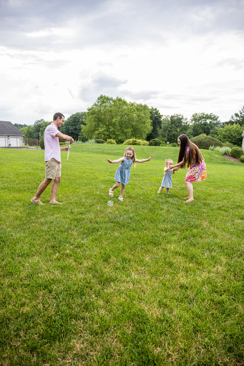 Lawn and trees on a Hershey property